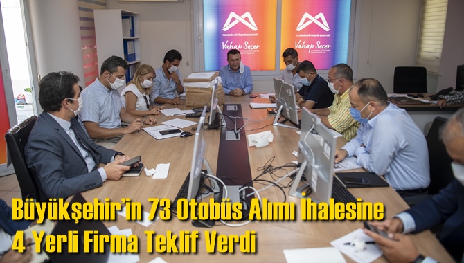 Büyükşehir’in 73 Otobüs Alımı İhalesine 4 Yerli Firma Teklif Verdi